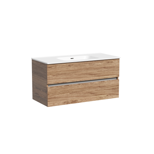 Тумба под раковину Sancos Urban UR100ECH 100х50 подвесная цвет коричневый